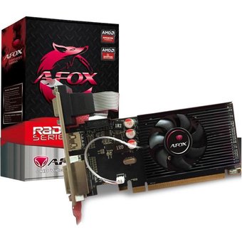  Видеокарта AFOX R5 230 AFR5230-2048D3L4 2GB DDR3 64BIT DVI HDMI VGA LP Single Fan RTL 