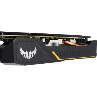  Видеокарта Asus GeForce GTX 1660TI TUF-GTX1660TI-6G-EVO-GAMING PCI-E 6144Mb 192 GDDR6 1770/12002 DVIx1/HDMIx2/DPx1/HDCP Ret 