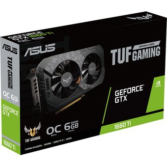  Видеокарта ASUS TUF Gaming GeForce GTX 1660 Ti EVO OC TUF-GTX1660TI-O6G-EVO-GAMING 6Gb 