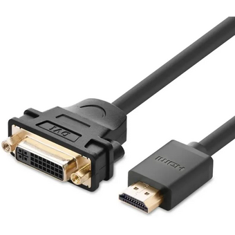  Адаптер UGREEN 20136 HDMI Male to DVI Female Adapter Cable 22cm Black 