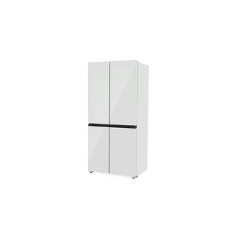  Холодильник ZUGEL ZRCD430W белое стекло 