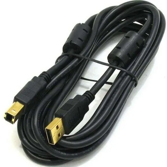  Кабель интерфейсный Bion BXP-CCP-USB2-AMBM-030, USB 2.0 AM/BM, 3м, черный 