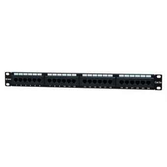  Патч-панель SNR SNR-UD-1U24-5E-H-LC в шкаф черный 