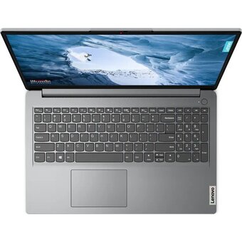  Ноутбук Lenovo IP1 15IAU7 (82QD009VRM) (QWERTY/RUS) 15.6" FHD, Intel Core i3-1215U, 8Gb, 512Gb SSD, no ODD, no OS, серый 