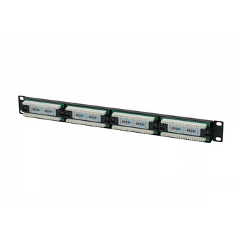  Патч-панель SNR SNR-UD-1U24-5E-H-LC в шкаф черный 