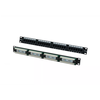  Патч-панель SNR SNR-UD-1U24-5E-H-LC в шкаф черный 