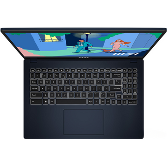  Ноутбук MSI MS-15H1 Modern 15 B12MO-657XBY (9S7-15H114-657) 15.6" FHD IPS 60Hz/i3-1215U/16GB/SSD512GB/Intel UHD/White Backlit/DOS/Star Blue 