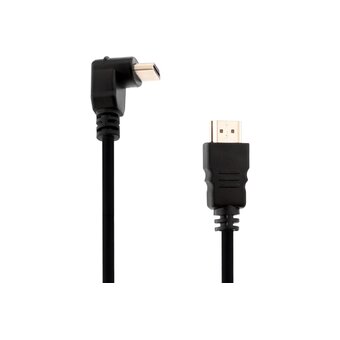  Кабель Proconnect (17-6205-4) HDMI - HDMI 1.4 gold угловой 3м 