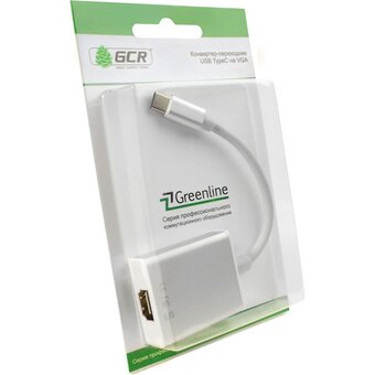  Переходник Greenconnect Greenline GCR-UTC2HD USB TypeC - HDMI 19F 
