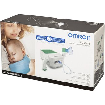  Ингалятор Omron DuoBaby (NE-301-RU) компрессорный стационарный белый 