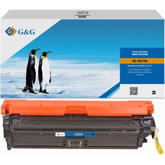  Картридж лазерный G&G GG-CE270A черный 13000стр для HP LJ Ent CP5525 