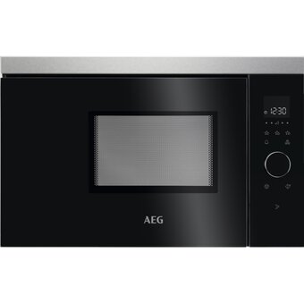 Встраиваемая микроволновая печь AEG MBB1756SEM нерж/черный   Встраиваемая микроволновая печь AEG MBB1756SEM нерж/черный