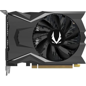  Видеокарта Zotac GAMING GeForce GTX 1650 OC (ZT-T16520F-10L), GDDR6 , 4Gb, 128bit, DVI, HDMI, DP, RTL 