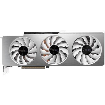  Видеокарта Gigabyte GeForce RTX 3080 GV-N3080VISION OC-10GD 2.0 LHR PCI-E 4.010240Mb 320 GDDR6X 1800/19000/HDMIx2/DPx3/HDCP Ret 