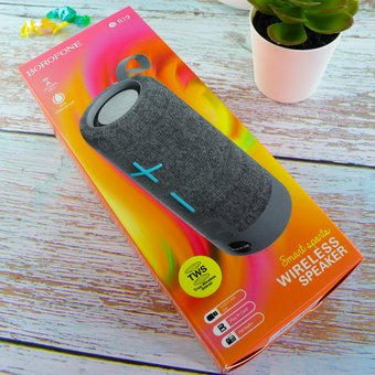  Портативная колонка Borofone BR19 Euphony sports gray 