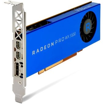 Видеокарта HP AMD Radeon Pro WX 3100 2TF08AA 4GB, 2-mDP, 1-DP, (Z2 G4 SFF/Tower, Z4, Z6, Z8, EliteDesk 705 G4 MT WS) 
