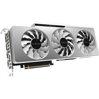  Видеокарта Gigabyte GeForce RTX 3080 GV-N3080VISION OC-10GD 2.0 LHR PCI-E 4.010240Mb 320 GDDR6X 1800/19000/HDMIx2/DPx3/HDCP Ret 