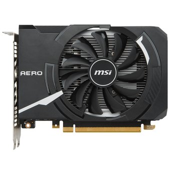  Видеокарта MSI GeForce GTX 1050TI AERO ITX 4G OC PCI-E 4096Mb 128bit GDDR5 1341/7008 DVIx1/HDMIx1/DPx1/HDCP Ret 