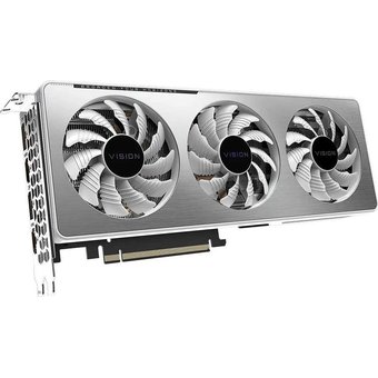  Видеокарта Gigabyte GeForce RTX 3060Ti GV-N306TVISION OC-8GD 2.0 LHR PCI-E 4.0 8192Mb 256 GDDR6 1755/14000/HDMIx2/DPx2/HDCP Ret 