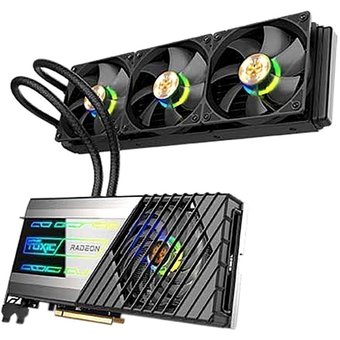 Видеокарта Sapphire AMD Radeon RX6900XT TOXIC GAMING OC LC 11308-13-20G 16GB GDDR6 256bit HDMI 3xDP 