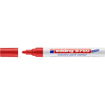  Маркер промышленный EDDING E-8750/2 2-4 мм красный 