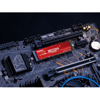  SSD KingSpec XG7000 (XG7000-1TB) M.2 1.0Tb (PCI-E 4.0 x4, up to 7400/6600MBs, 3D TLC, 600TBW, NVMe 1.4, 22х80mm, heatsink) 