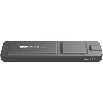  SSD Silicon Power PX10 SP512GBPSDPX10CK 512Gb, External, USB TypeC 3.2, Черный, read/write 1050/1050 Mb/s 