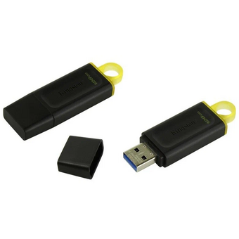  USB-флешка Kingston DataTraveler Exodia DTX/128GBCN, 128GB USB 3.2 Черный 