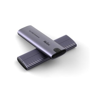  Внешний корпус NETAC WH51 NT07WH51-32CA для SSD M.2 SATA/NVMe - USB3.1 Type-C Алюминий, 1 кабель type A - 