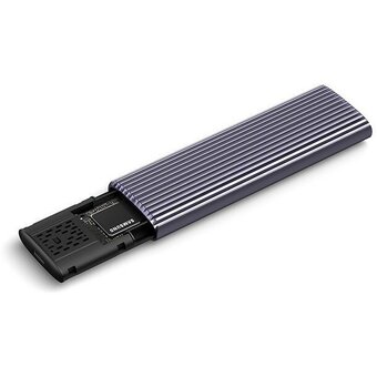  Внешний корпус NETAC WH51 NT07WH51-32CA для SSD M.2 SATA/NVMe - USB3.1 Type-C Алюминий, 1 кабель type A - 