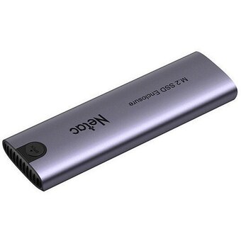  Внешний корпус NETAC WH51 NT07WH51-32CA для SSD M.2 SATA/NVMe - USB3.1 Type-C Алюминий, 1 кабель type A - 