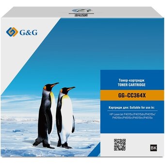  Картридж лазерный G&G GG-CC364X черный 24000стр для HP LJ P4015/P4515 