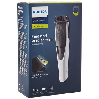  Триммер Philips Series 3000 BT3239/15 серебристый/серый 5Вт 