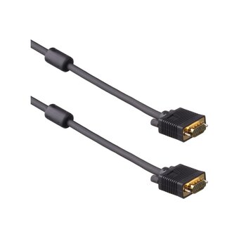  Кабель ExeGate EX294727RUS VGA Pro EX-CC-PVGA-15M15M-20.0 (15M/15M, 20м, 2 фильтра, позолоченные контакты, экран) 