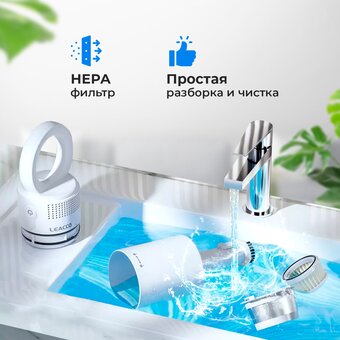  Пылесос LEACCO S20 Cordless Vacuum Cleaner White 