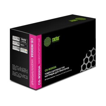  Картридж лазерный Cactus CS-W2003A W2003A пурпурный 6000стр для HP CLJ Ent M751 