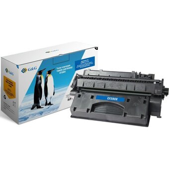  Картридж лазерный G&G GG-CF280X черный 6900стр для HP LJ P2035/P2055d/Pro 400 M401/MFP M425 