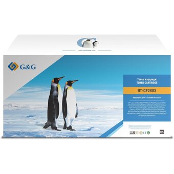  Картридж лазерный G&G GG-CF280X черный 6900стр для HP LJ P2035/P2055d/Pro 400 M401/MFP M425 