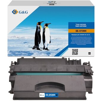  Картридж лазерный G&G GG-CF280X черный 6900стр для HP LJ P2035/P2055d/Pro 400 M401/MFP M425 