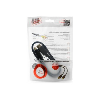  Кабель Gembird/Cablexpert CC-HDMI4-0.5M HDMI v1.4 19M/19M 0.5м черный 