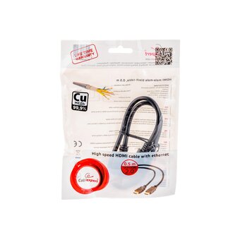  Кабель Gembird/Cablexpert CC-HDMI4-0.5M HDMI v1.4 19M/19M 0.5м черный 