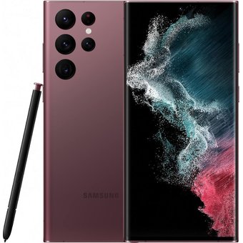 Смартфон Samsung SM-S908B Galaxy S22 Ultra 512 ГБ бордовый SM-S908BDRHSER 
