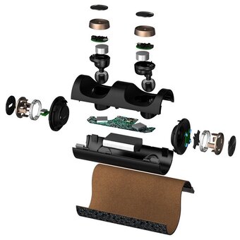  Беспроводные стереонаушники Padmate PaMu Scroll T3 Black 