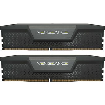  ОЗУ CORSAIR Vengeance Black (CMK32GX5M2B5600C40) 32GB U-DIMM DDR5, 5600МГц, CL40 (Kit of 2) XMP 3.0 