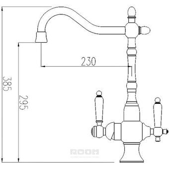  Смеситель для кухни ZORG Sanitary ZR 336 YF-50 Nickel 