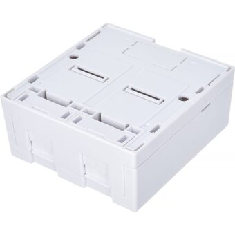  Розетка RJ-45+RJ-45 NIKOMAX NMC-WO2UD2-FT-ST-WT белый 