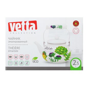  Чайник эмалированный Vetta Артишок 894-528 2,5л индукция 