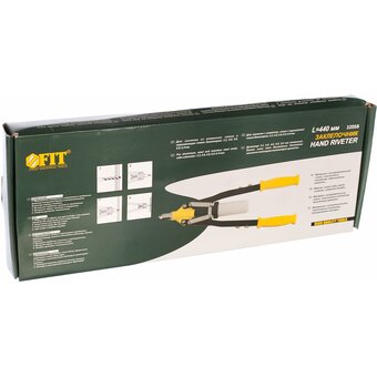  Заклепочник FIT 32058 удлиненный, 3,2-6,4мм, 440мм, 5 насадок 