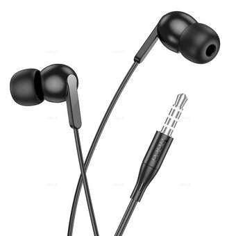  Наушники HOCO M124 Wide universal earphones with microphone (черный) 