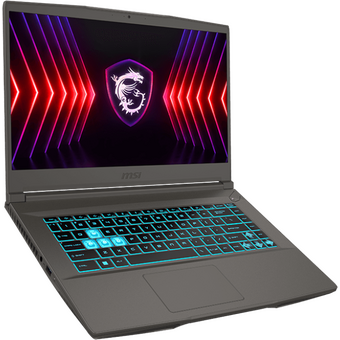  Ноутбук MSI Thin 15 B12UC-1433XRU (9S7-16R831-1433) Core i5 12450H 8Gb SSD512Gb nVidia GeForce RTX 3050 4Gb 15.6" IPS FHD (1920x1080) Free DOS grey 